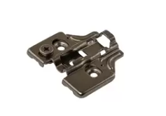 Планка монтажная 3D для петель Фирмакс Smartline Clip On,Soft-Close, H=2, крест. п/евро, черный