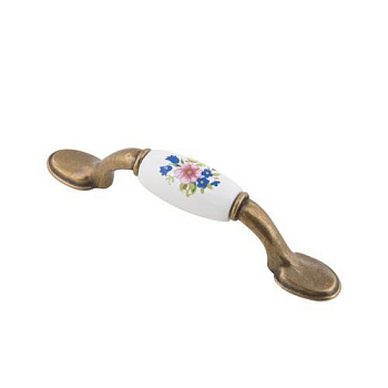 ruchka-skoba-s-farforom-76mm-d125-sh25-v30-antichnaya-bronza
