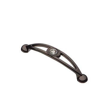 ruchka-skoba-s-kristallami-96-mm-chernyy-hrom