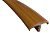Кант врезной т-образный 16мм, миланский орех 16мм (ВК7302)