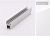 Профиль горизонтальный верхний Белый глянец 6 м STERN, XSEK-068 (20)