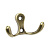 Мебельный крючок, оксидированная бронза (KR 0010 OAB)