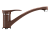 Смеситель ES-06 терракот 307