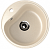 Мойка U 100 (420*185) круглая, бежевый 328