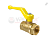 	Кран шаровый для ГАЗА 2" ВР/ВР ручка-рычаг, латунь VALFEX 11Б27 фтМ (8/2