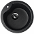 Мойка U 102 (420*185) круглая, черная 308