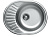 Мойка 6-4557 L (3,5") МАТОВАЯ (12шт.) 0,6мм 450*570