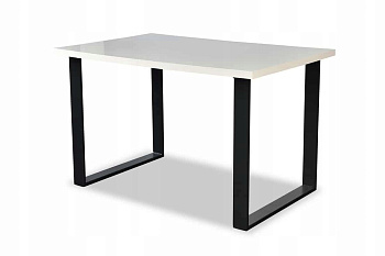 Stol-Industrialny-Loft-Blat-Bialy-Metalowe-Nogi
