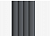 Панель Стеновая Реечная МДФ Stella Wave De Luxe Black Lead 2700x119x16 (4шт.упак.)