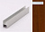 Профиль горизонтальный средний без винта Орех Грецкий 6 м STERN, ZJB-737 (10)