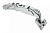 CLIP TOP, ПЕТЛЯ МЕБЕЛЬНАЯ НАКЛАДНАЯ 155ГР БЕЗ ПРУЖИНЫ ДЛЯ TIP-ON 70T7500.TL