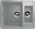 Мойка ES21 (610*495) квадрат, Серая 310