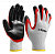 ЗУБР х2 ЗАЩИТА, эластичные, натуральный хлопок, размер L-XL, перчатки с двойным латексным обливом (1