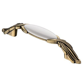 ruchka-skoba-s-farforom-96mm-oksidirovannaya-bronza