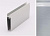 Профиль горизонтальный нижний СЕРЕБРО 6 м STERN, XBX-741P (10)