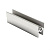 Профиль горизонтальный верхний 5,4 м (ГЛЯНЕЦ) Серебро