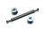 ST01/50/6/Zn/01 Эксцентрик 15х12мм 2шт, дюбель 84мм с рез.6,3x13мм