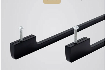 Ручка мебельная длинная для шкафа, 1000 мм (металл)