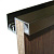 Профиль горизонтальный верхний 5,4 м (NF), (МАТ) Черный