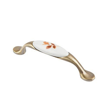 ruchka-skoba-s-farforom-klen-96mm-d130-sh20-v30-antichnaya-bronza