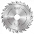 Подрезная пила для форматно-раскроечных станков ВИ 268935 (290680) Woodtec  ф120x22x2,8-3,6 Z=12+12