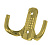 Золото полированное, Мебельный крючок (K204GP.6)