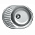 Мойка 4557 R (3,5") 0,8/180 МАТОВАЯ (10шт.) 450*570