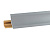 610/13 "Алюминий" плинтус для столешниц  LB 23-610  (Польша) / 3,0 м