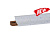 Плинтус "Искра белая глянец"  для столешниц  LB 231-6082 (Польша) / 3,0 м