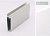 Профиль горизонтальный нижний Белый глянец 6 м STERN, XSEK-123 (10)