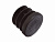 Чёрный, Заглушка для трубы пластиковая (CS201)