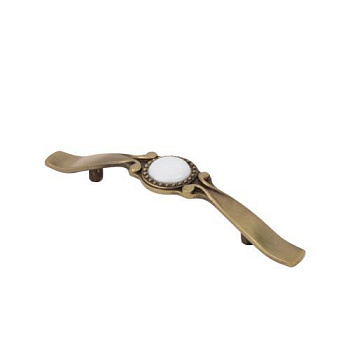 ruchka-skoba-s-farforom-76mm-d125-sh24-v16-antichnaya-bronza