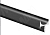 Профиль-ручка врезная для фасада 16/18мм, черный матовый, 3000 мм 